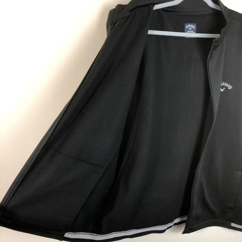Callaway Weather Series Infinity Full Zip Sleeveless Vest Mens 3X Black Golf